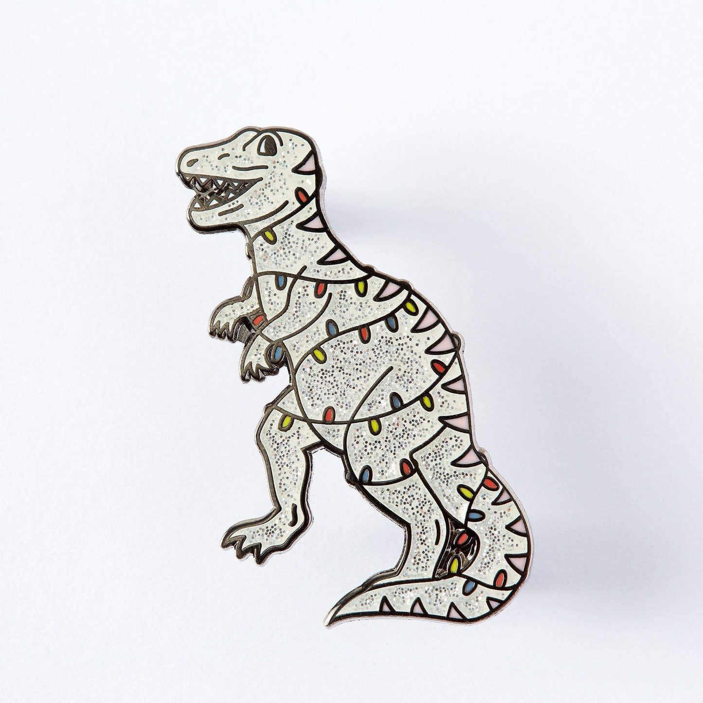 Christmas Dinosaur Enamel Pin
