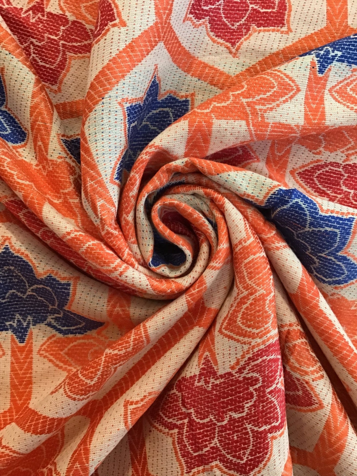 Autumn falls Handloom Fabric - Violet Elizabeth - Haberdashery