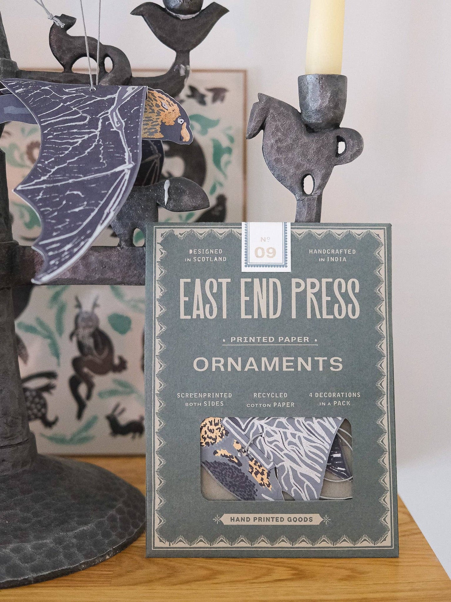 Bats Paper Ornaments - Violet Elizabeth -