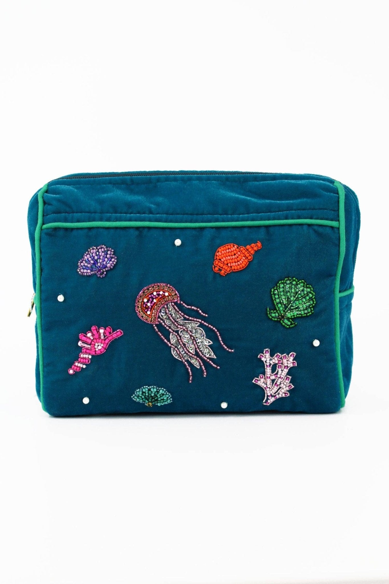 BLUE SEA THEME MAKEUP BAG - Violet Elizabeth -