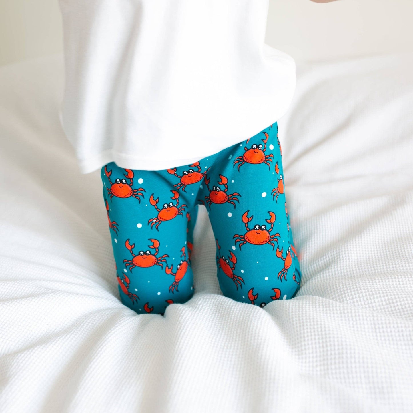 Crab Print Baby Leggings 0 - 6 Years: 4 - 5 Y - Violet Elizabeth - Baby & Toddler Clothing