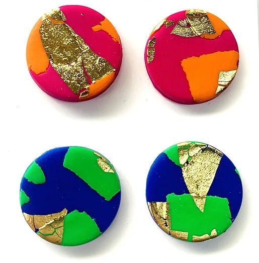 Desert Glow/Blue Lagoon Studs - Violet Elizabeth - Jewellery