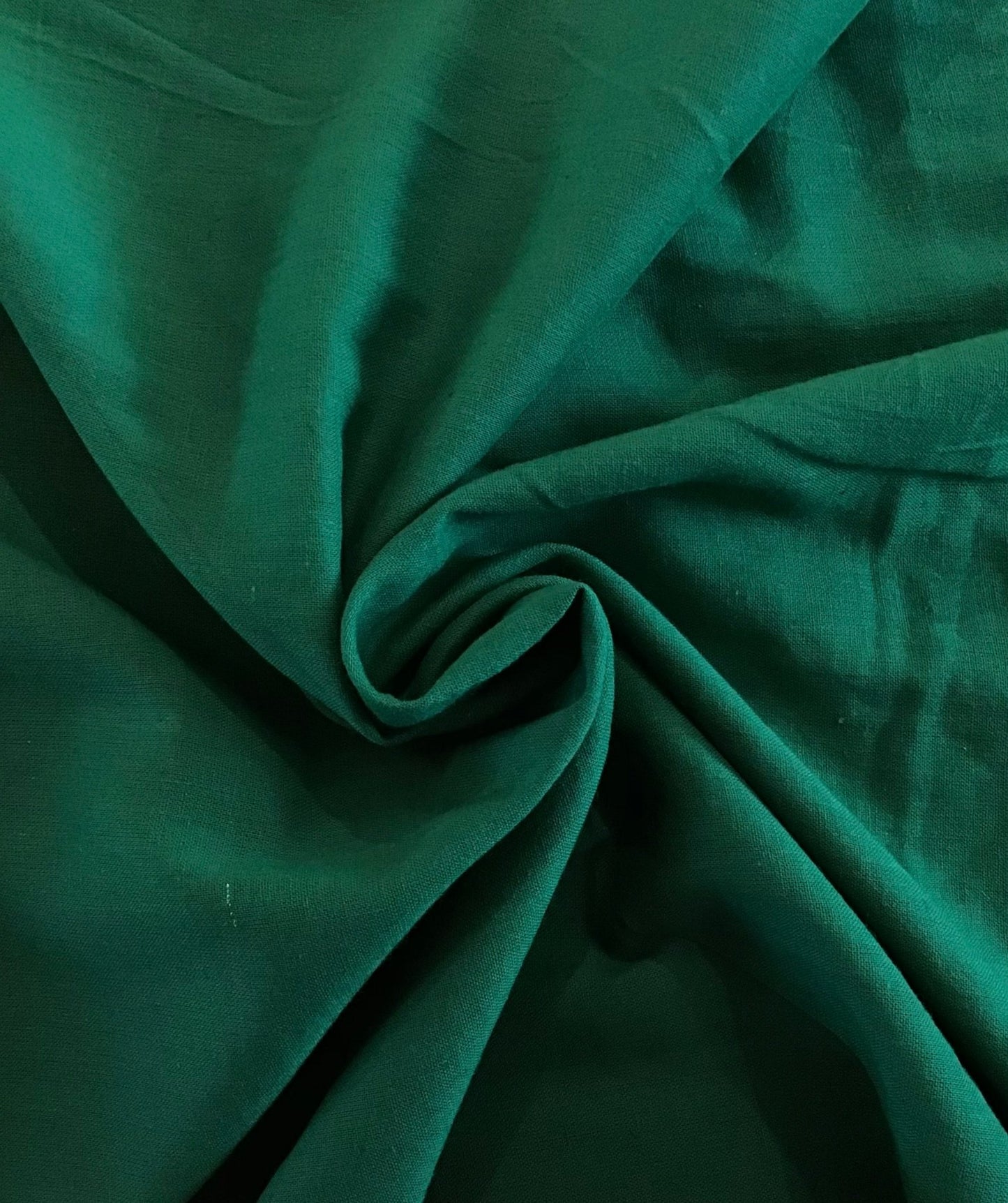 Forest Green Plain coloured Fabric 100% Cotton - Violet Elizabeth - Haberdashery