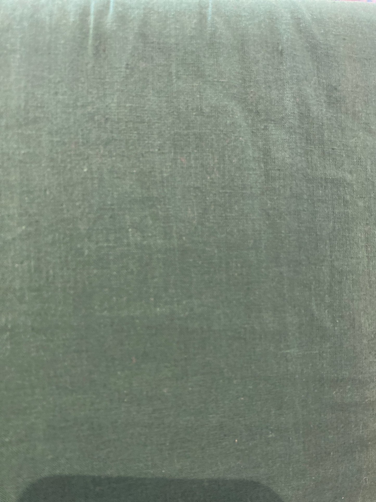 Green Jacket Plain coloured Fabric 100% Cotton - Violet Elizabeth - Haberdashery