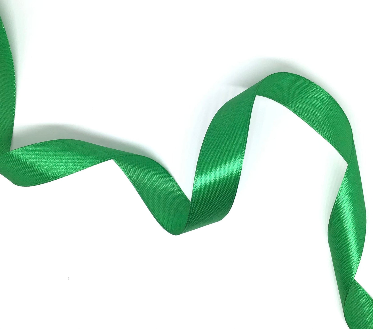 Green ribbon. 15m reel - Violet Elizabeth - Haberdashery