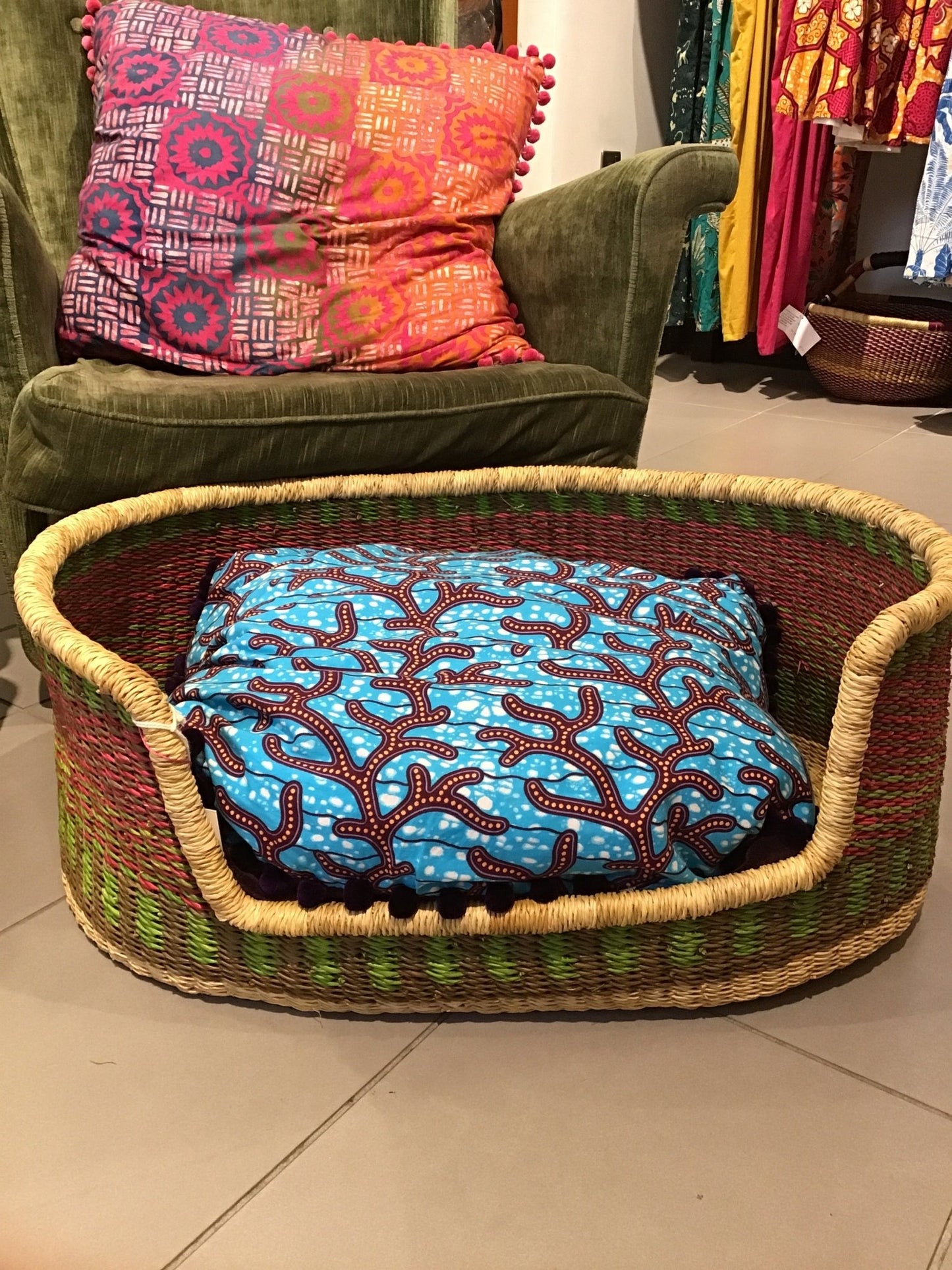 Handwoven Dog Baskets - Violet Elizabeth - Animal & Pet Supplies