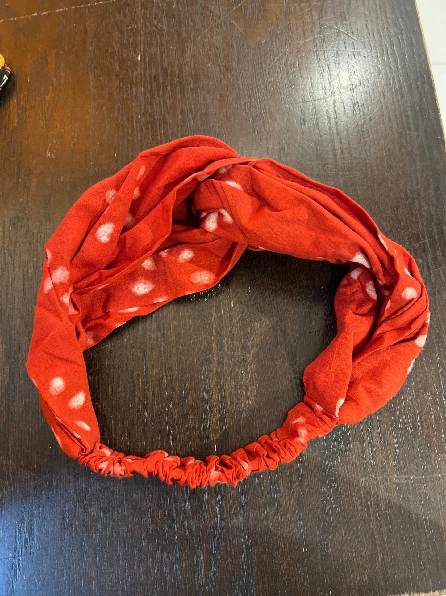 Headband Red Batik - Violet Elizabeth -