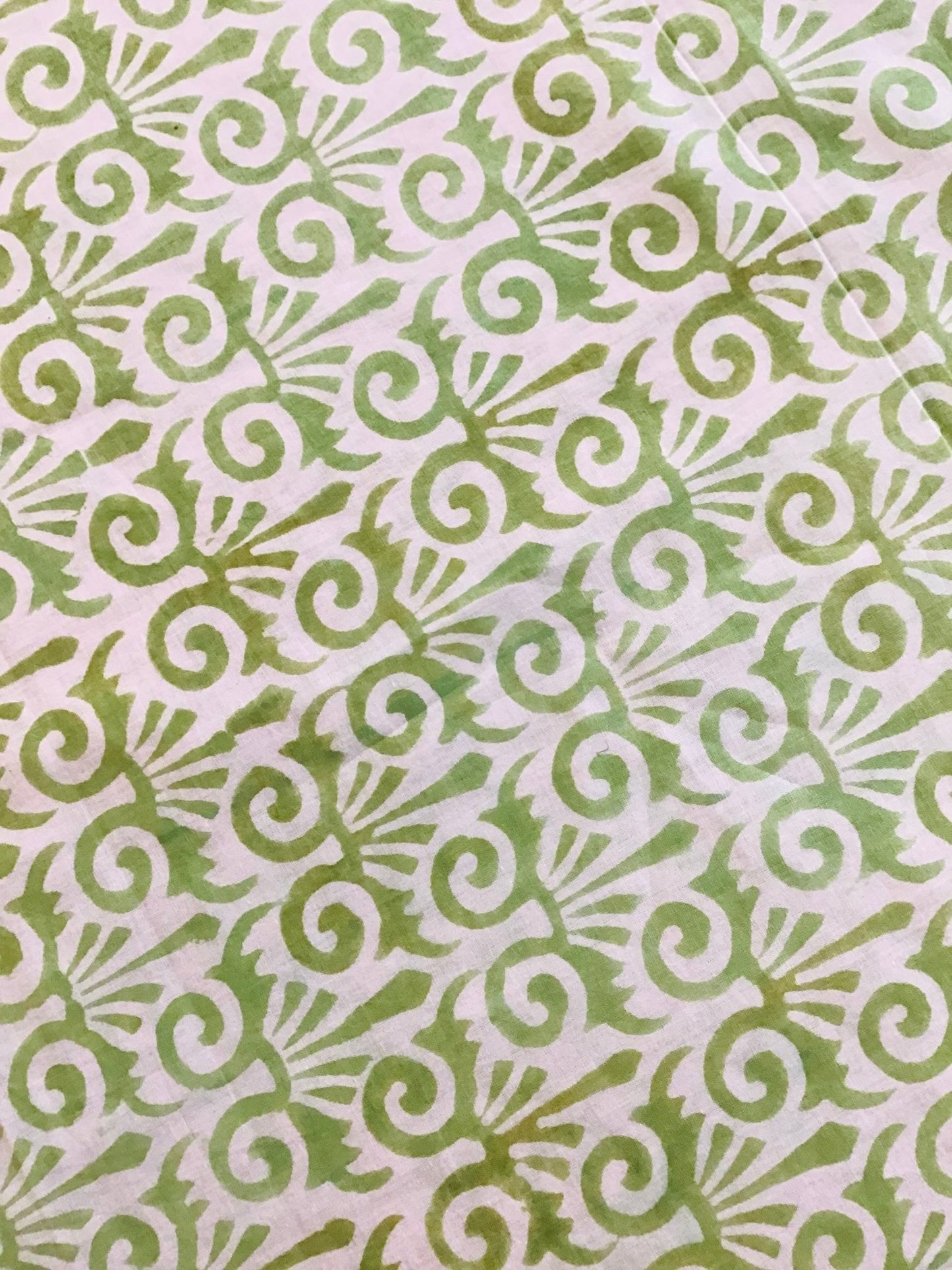 Indian headress print Block Printed Fabric - Violet Elizabeth - Haberdashery