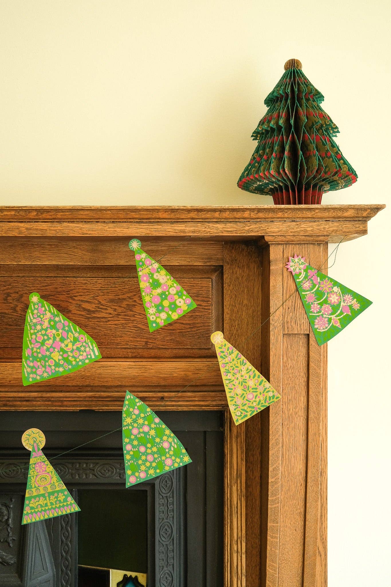 Midcentury Trees Sewn Garland - Violet Elizabeth -