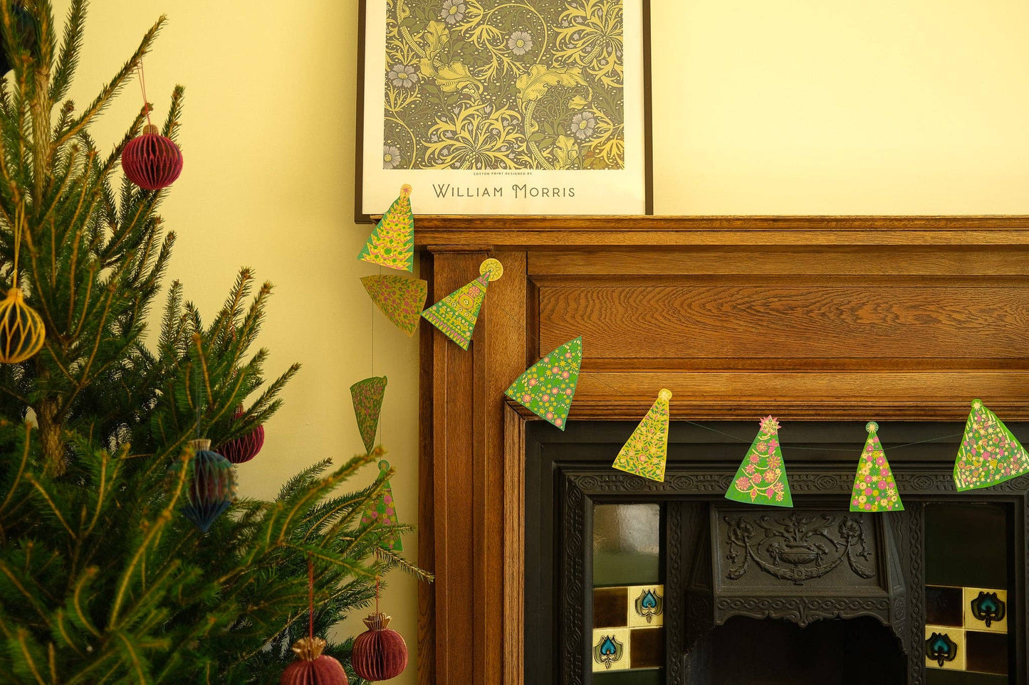Midcentury Trees Sewn Garland - Violet Elizabeth -