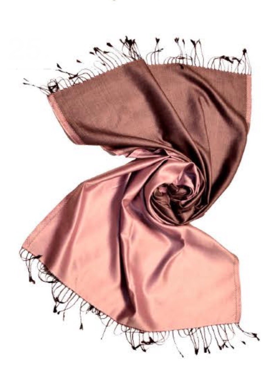 Mulberry Silk Hand Woven Scarf 25 - Violet Elizabeth - Apparel & Accessories