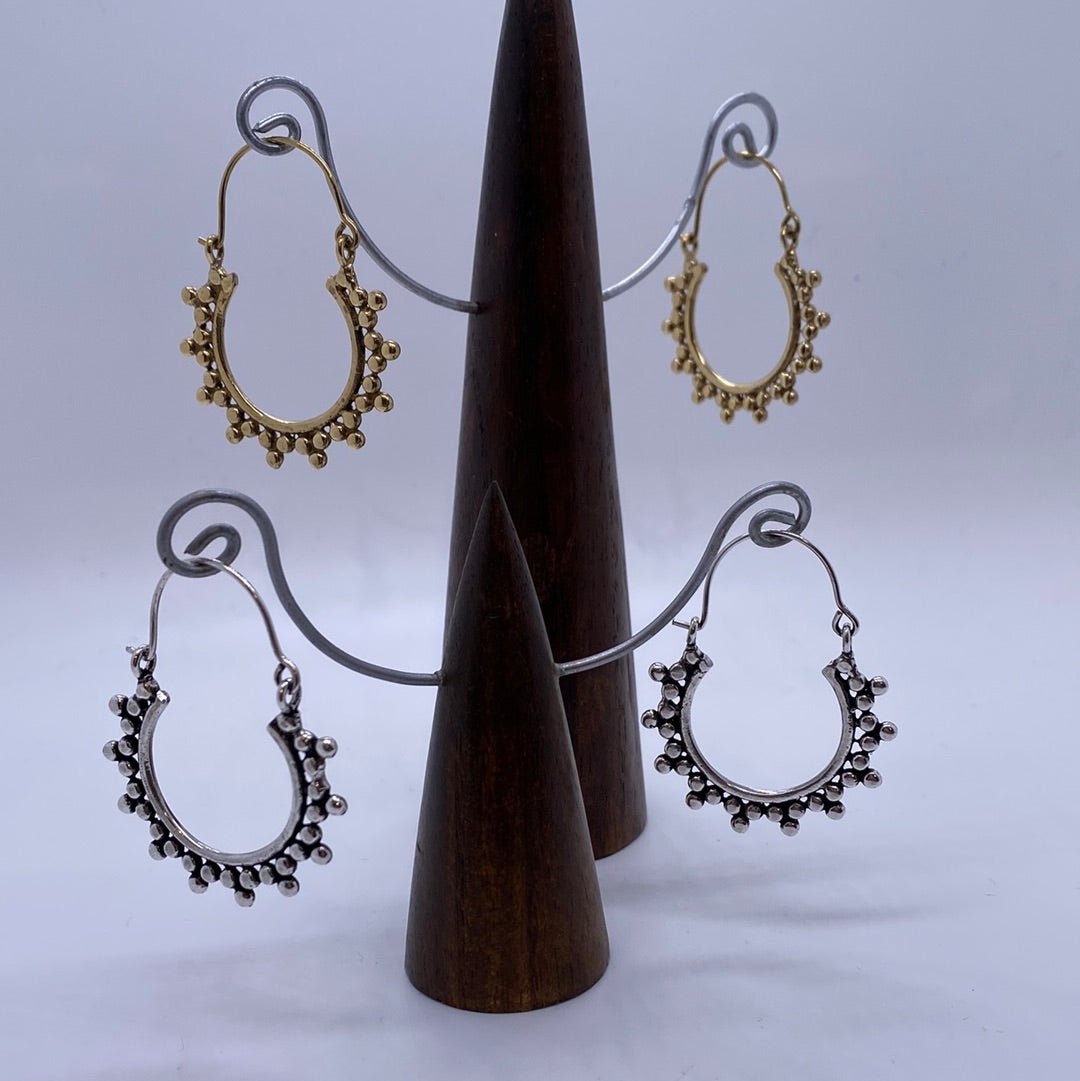 Oh Balls hoop earrings - Violet Elizabeth - Jewellery