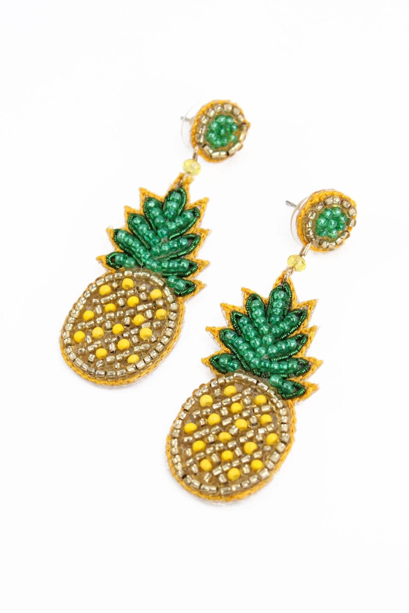 PINEAPPLE SPARKLE EARRINGS - Violet Elizabeth -