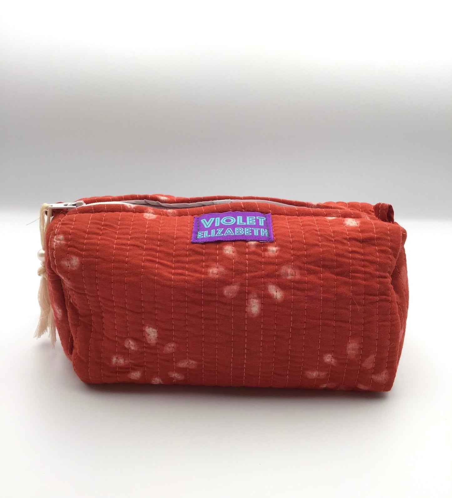 Red Batik Washbags - Violet Elizabeth - Bathroom Accessories