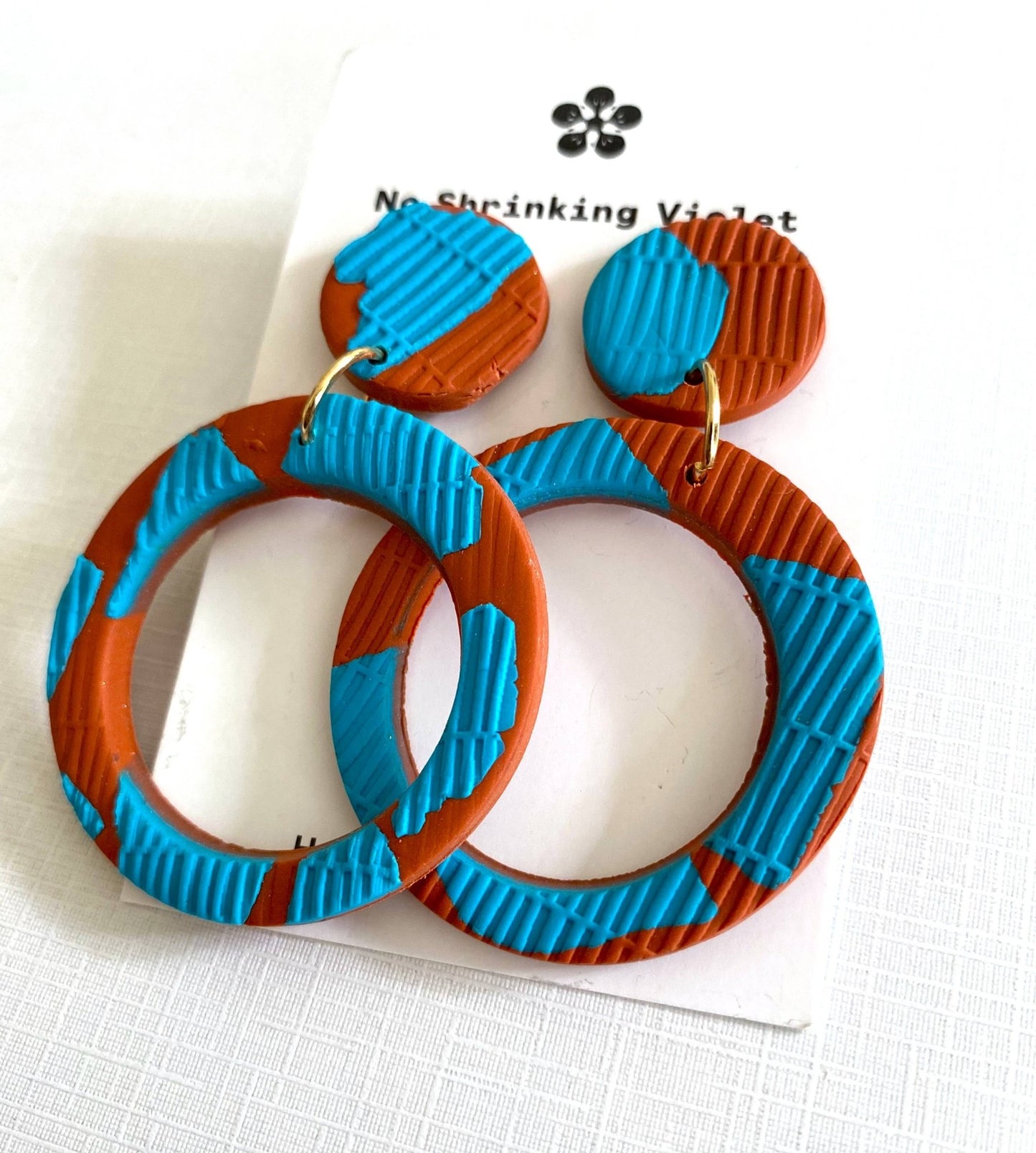 Sea Country - Large Rockpool Earring - Violet Elizabeth -