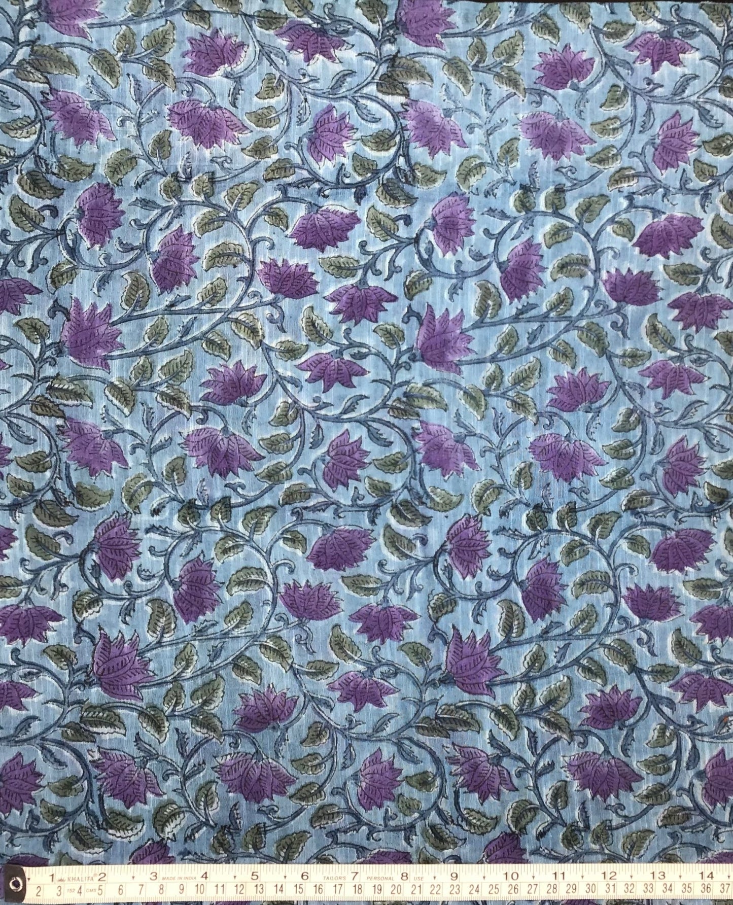 Spring time at dusk cotton/silk blend - Violet Elizabeth - Haberdashery