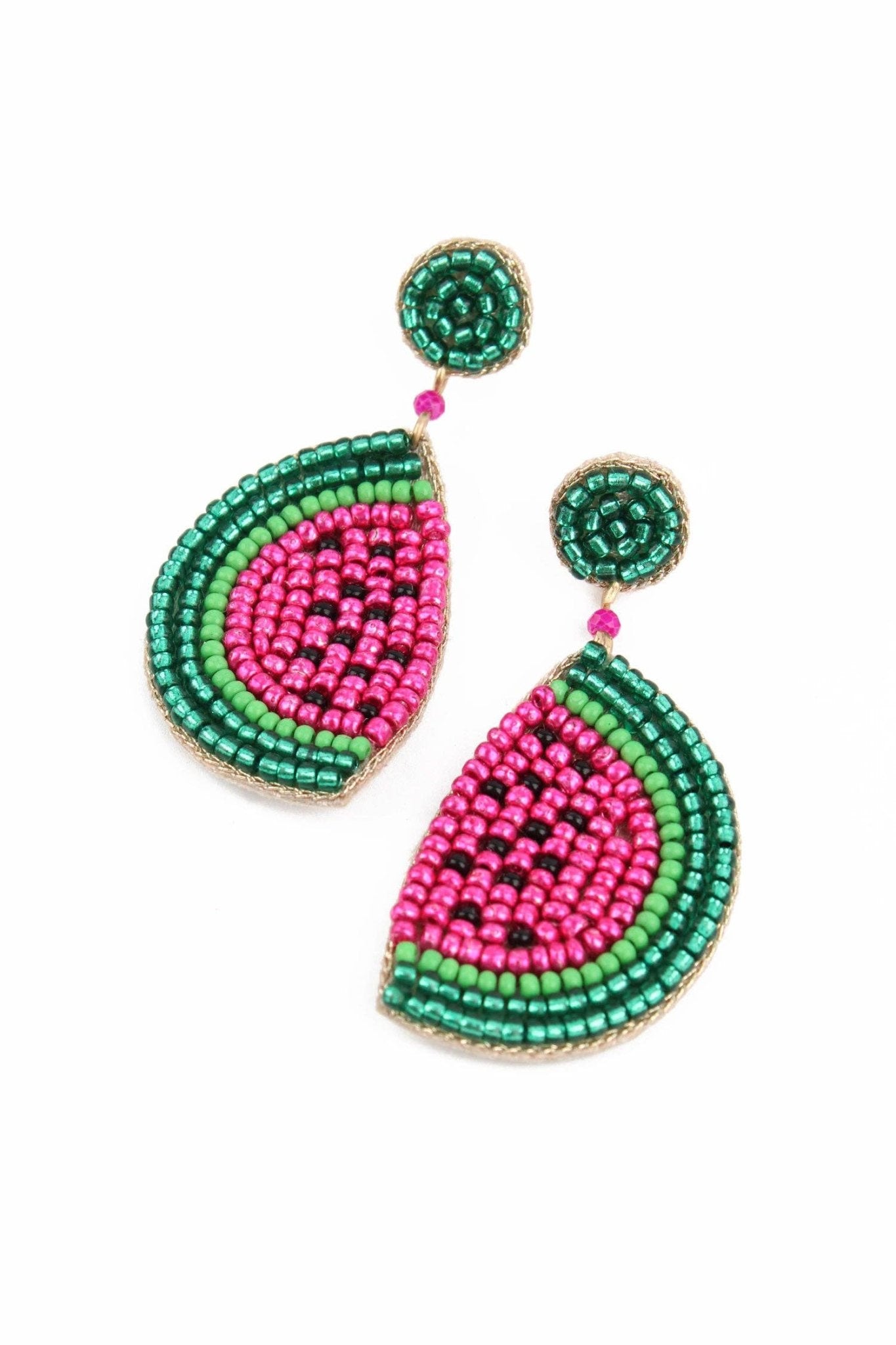WATERMELON SPARKLE EARRINGS - Violet Elizabeth -