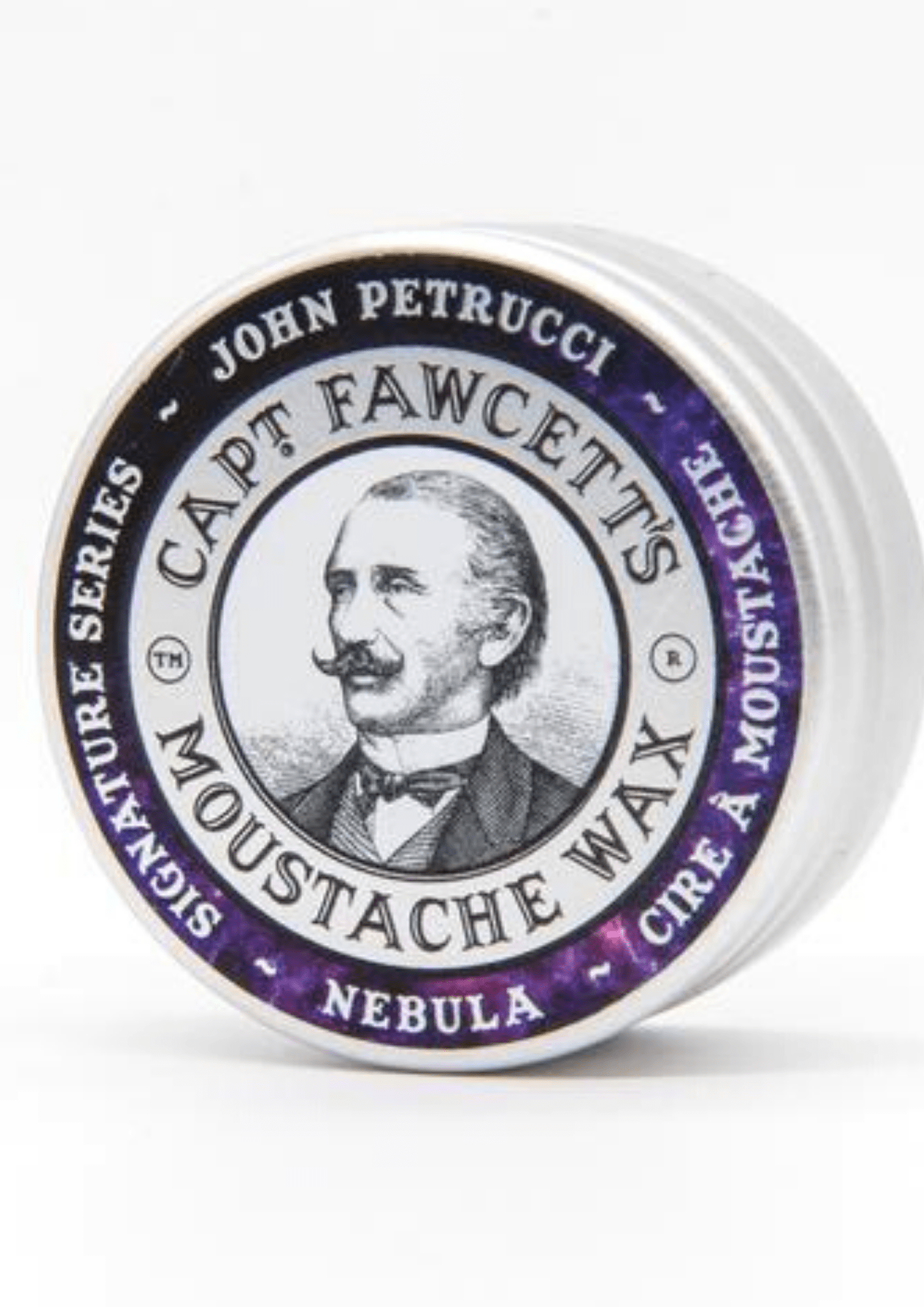John Petrucci's Nebula Moustache Wax - Violet Elizabeth -