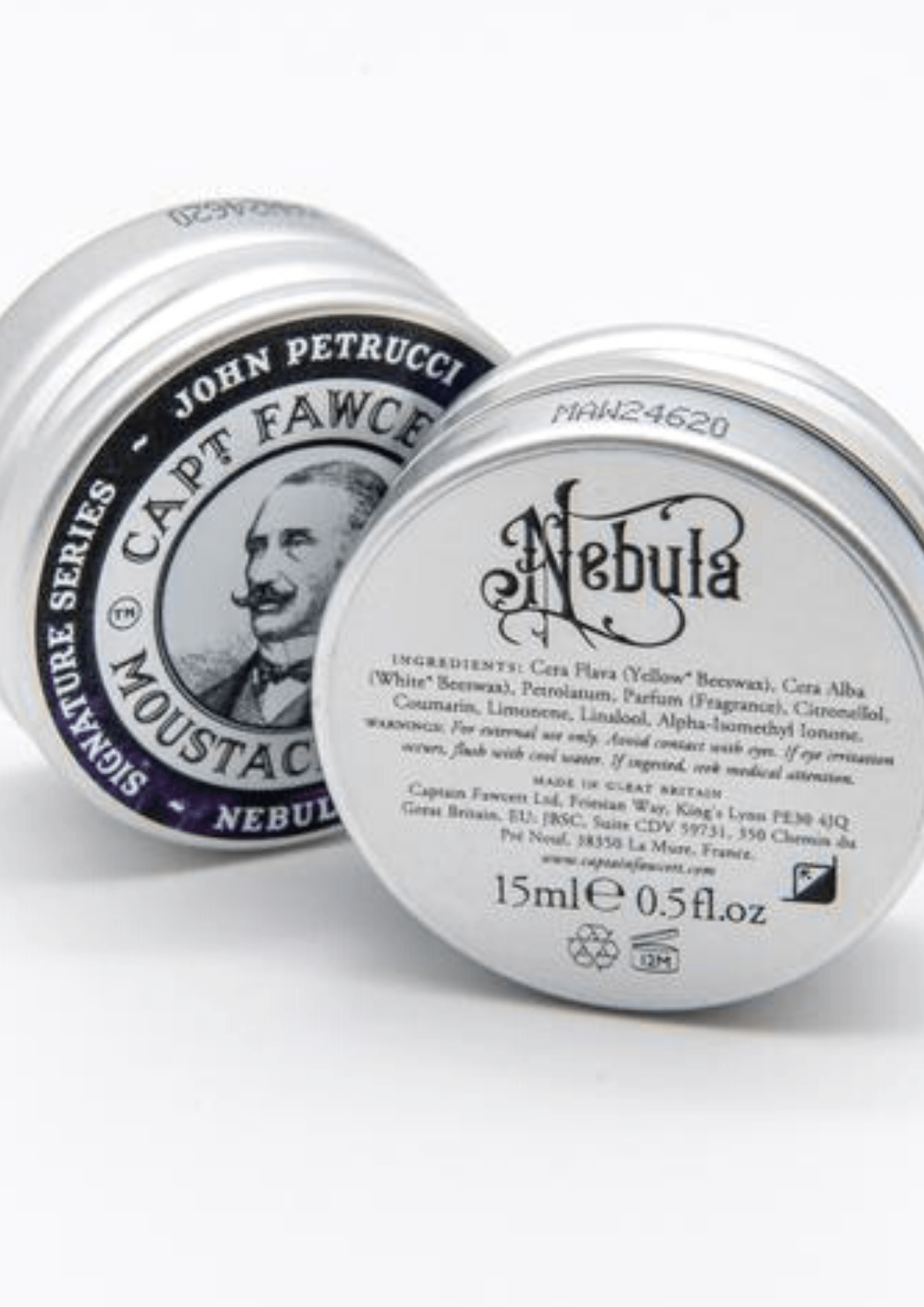 John Petrucci's Nebula Moustache Wax - Violet Elizabeth -