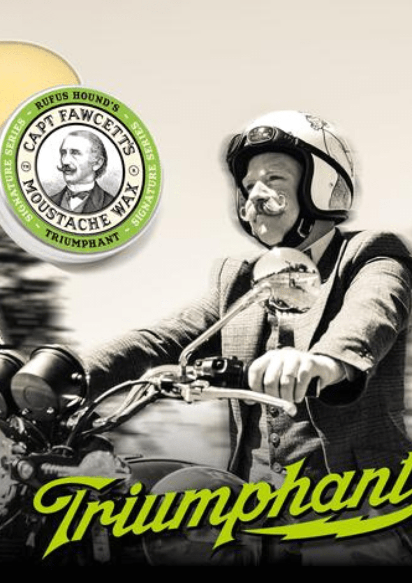 Triumphant Moustache Wax - Violet Elizabeth -