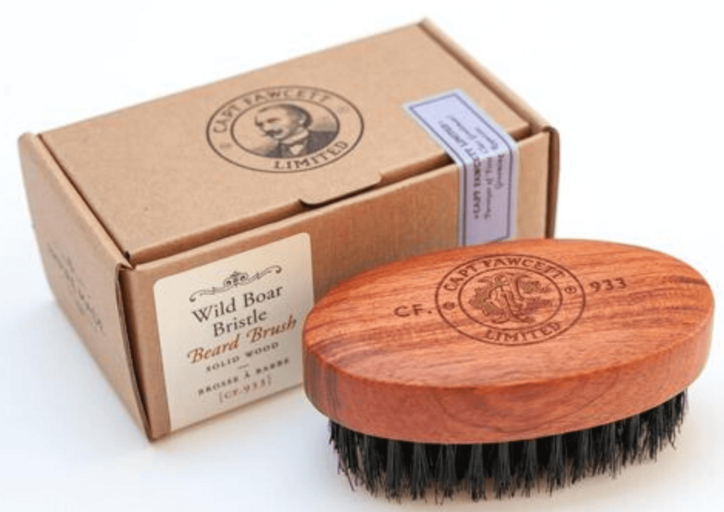 Wild Boar Beard Brush - Violet Elizabeth -