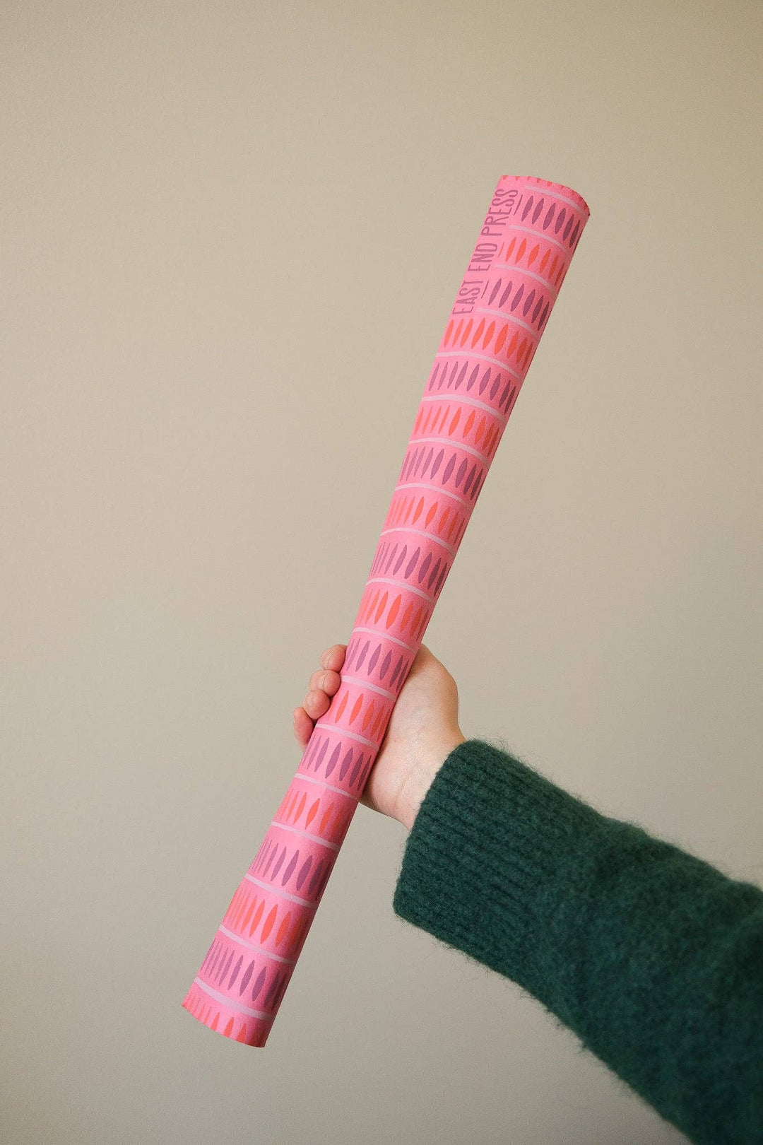 UK/EU: Pink Stripes Wrapping Paper