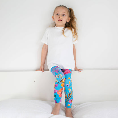 Summer Garden Leggings: 2-3 Y