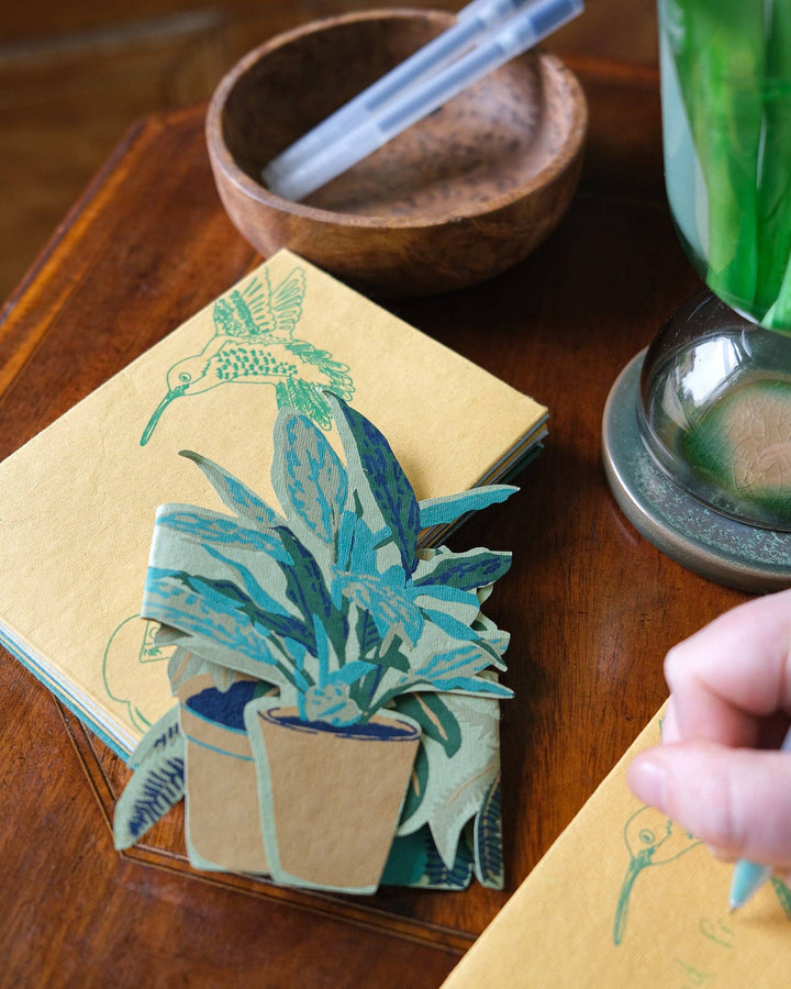 UK/EU: Plant Pot Concertina Greeting Card