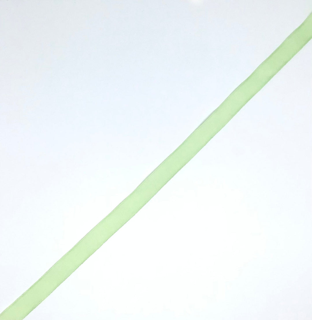 10mm lime ribbon - Violet Elizabeth - Haberdashery