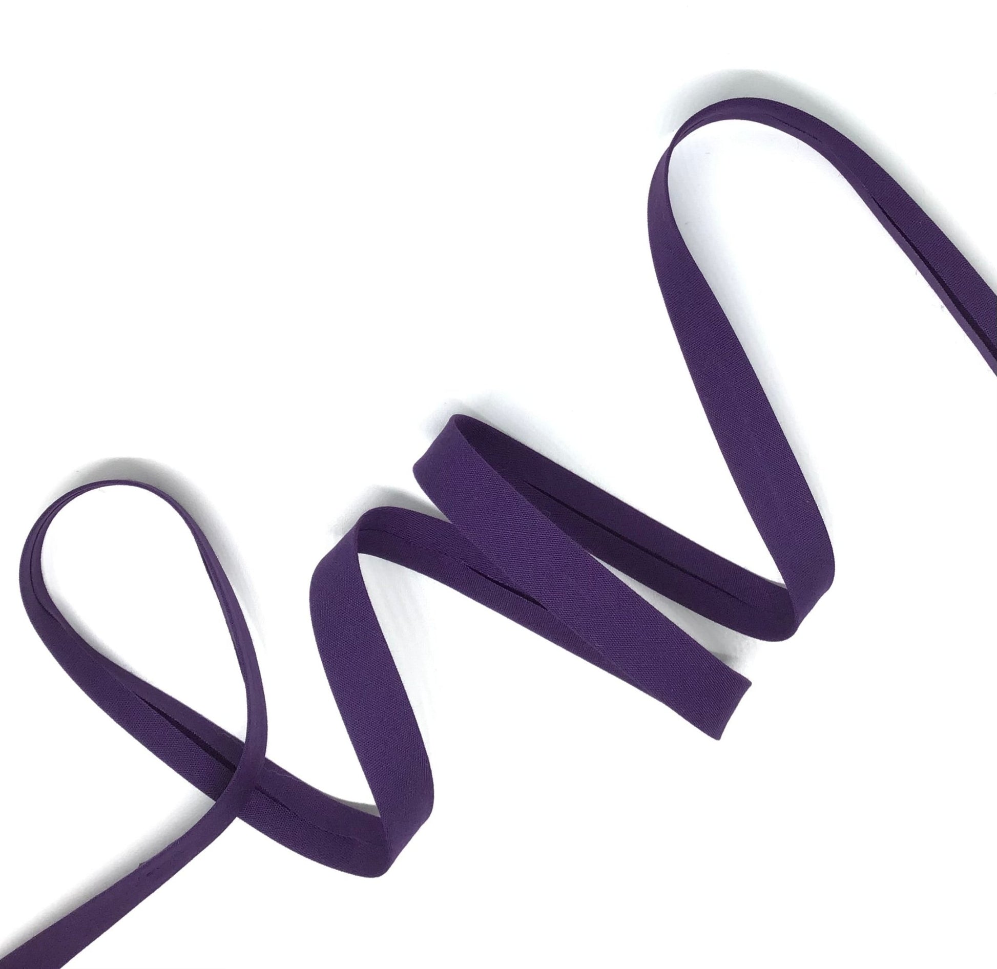 12mm bias binding - Violet Elizabeth - Haberdashery