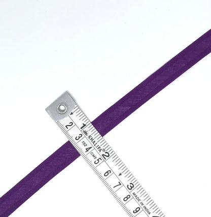 12mm bias binding - Violet Elizabeth - Haberdashery