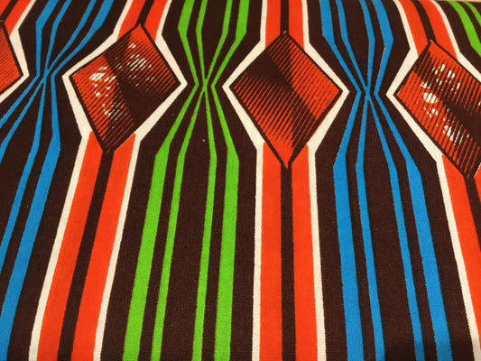 Diamond Geezer Wax print fabric