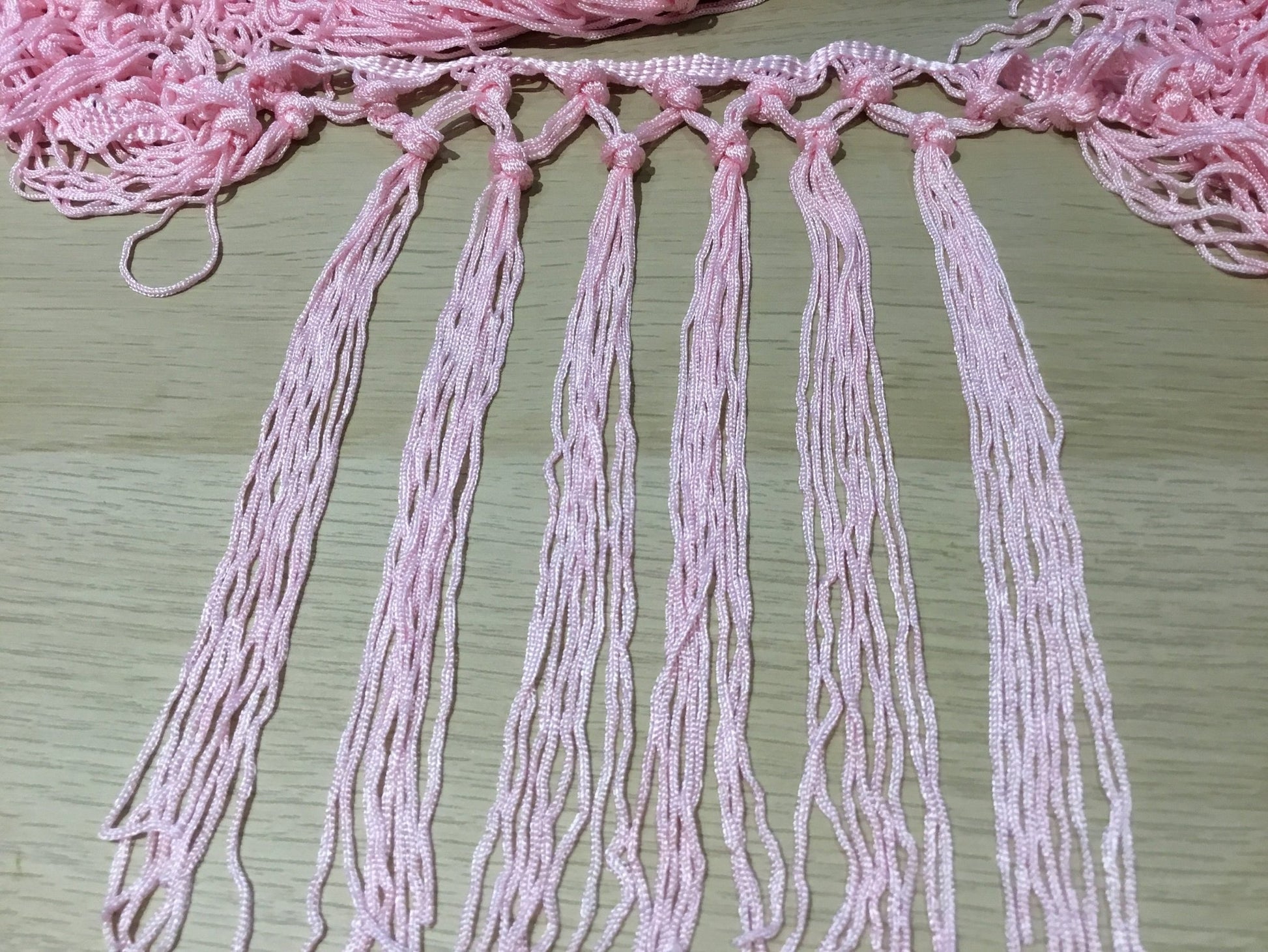 20cm knotted Fringe - Violet Elizabeth - Haberdashery
