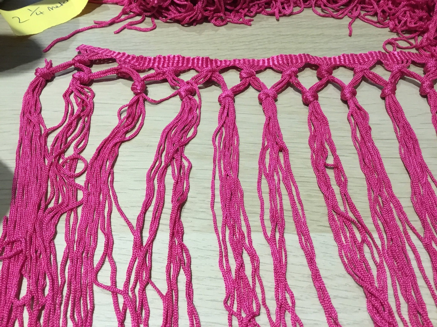 20cm knotted Fringe - Violet Elizabeth - Haberdashery