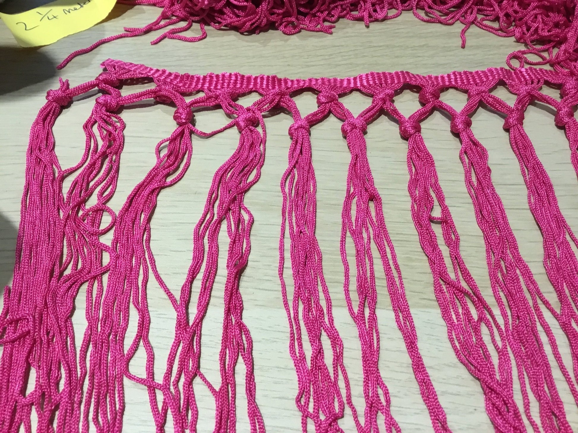 20cm knotted Fringe - Violet Elizabeth - Haberdashery