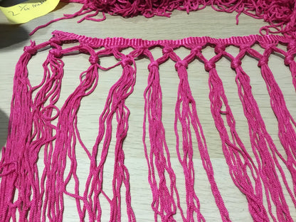20cm knotted Fringe - Violet Elizabeth - Haberdashery