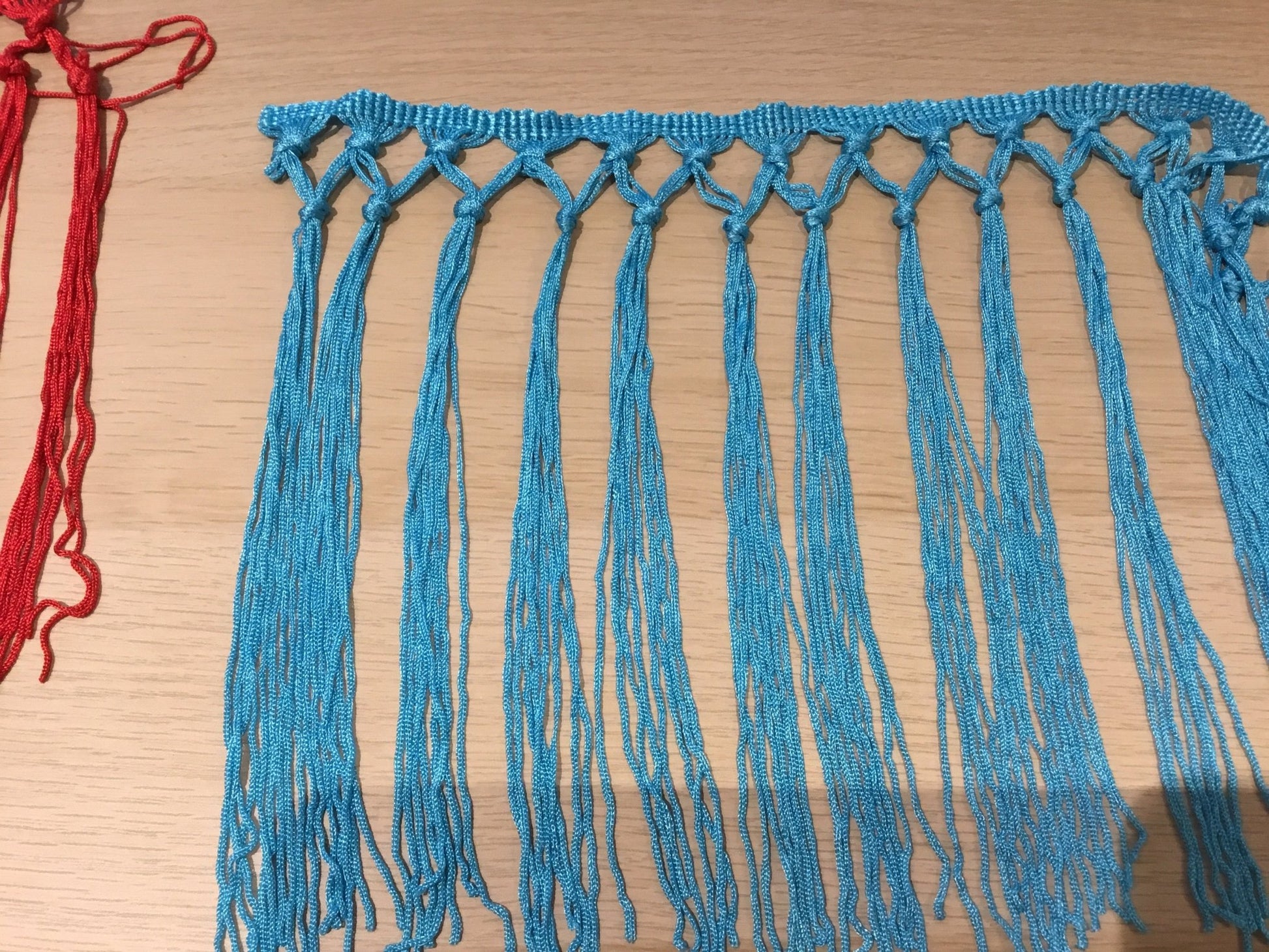 20cm knotted Fringe - Violet Elizabeth - Haberdashery