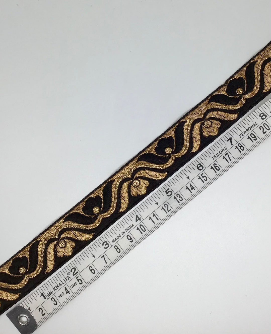 20mm Embellished ribbon trim in 2 colours - Violet Elizabeth - Haberdashery