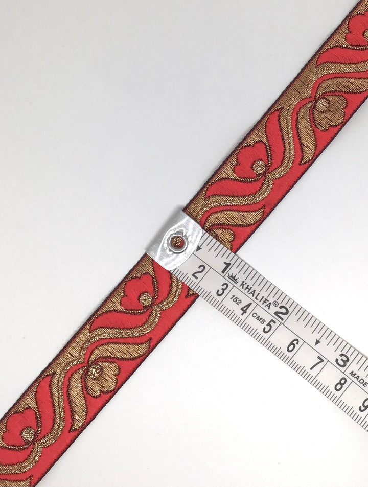 20mm Embellished ribbon trim in 2 colours - Violet Elizabeth - Haberdashery