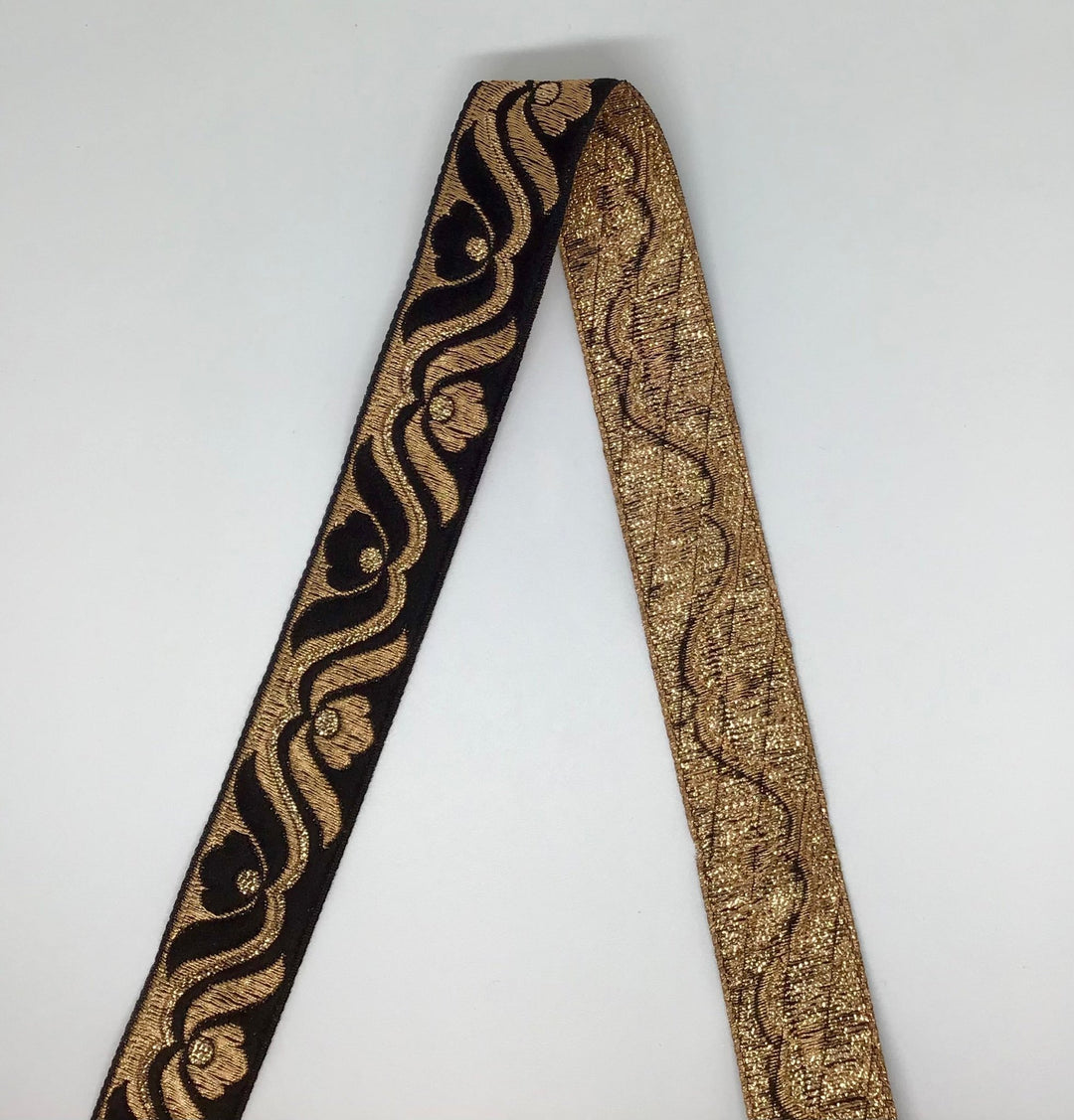 20mm Embellished ribbon trim in 2 colours - Violet Elizabeth - Haberdashery