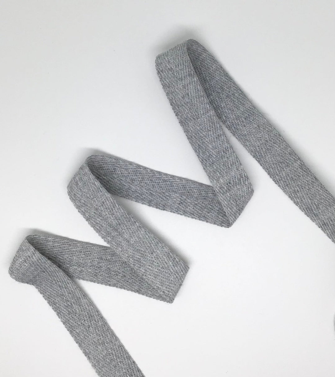 25mm grey tape herringbone - Violet Elizabeth - Haberdashery