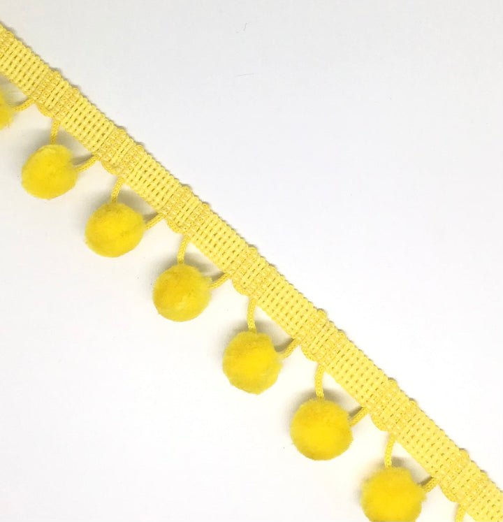 28mm PomPom trim - Violet Elizabeth - Haberdashery