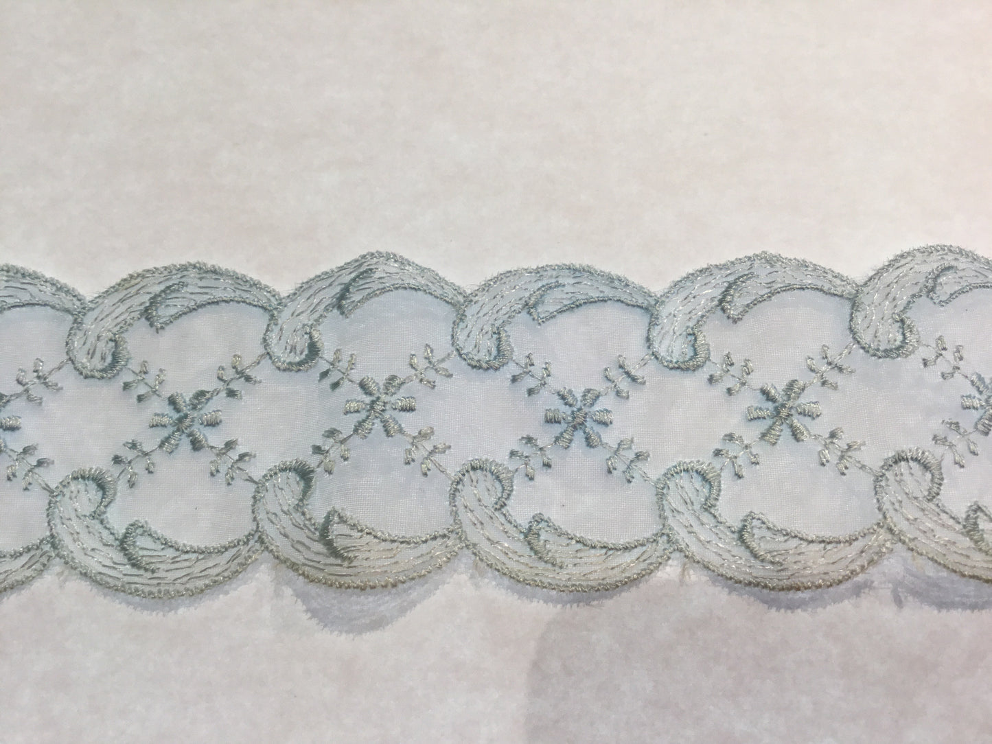 45mm Pale Blue Lace