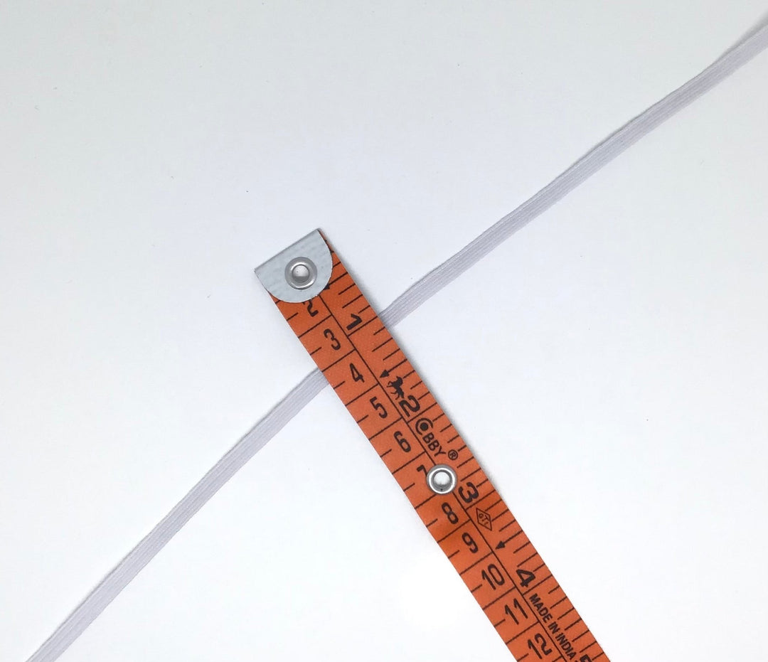 3mm elastic white - Violet Elizabeth - Haberdashery