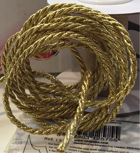 Cord gold 3mm