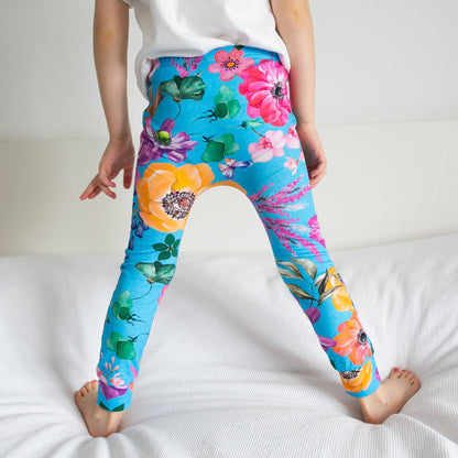 Summer Garden Leggings: 2-3 Y