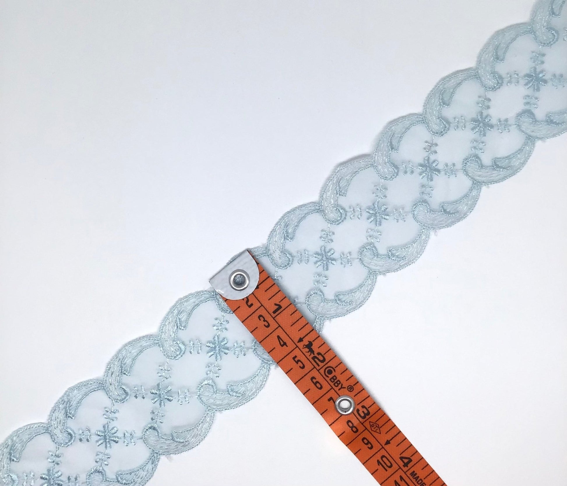 45mm Pale Blue Lace - Violet Elizabeth - Haberdashery