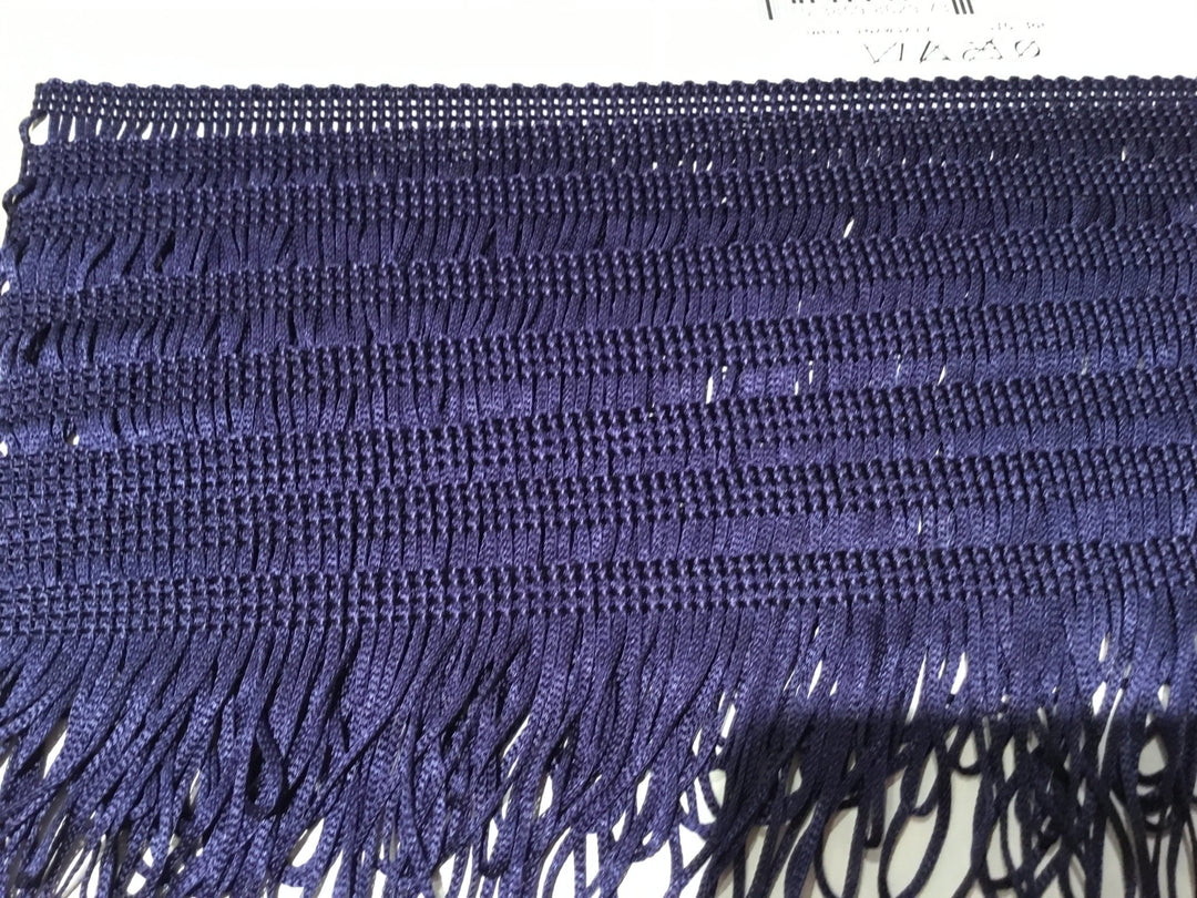50mm Looped Fringe Trim - Violet Elizabeth - Haberdashery