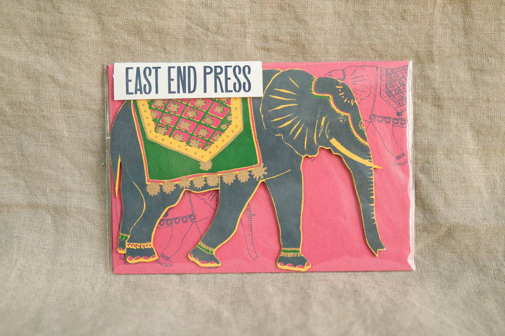 UK/EU: Elephant Greeting Card