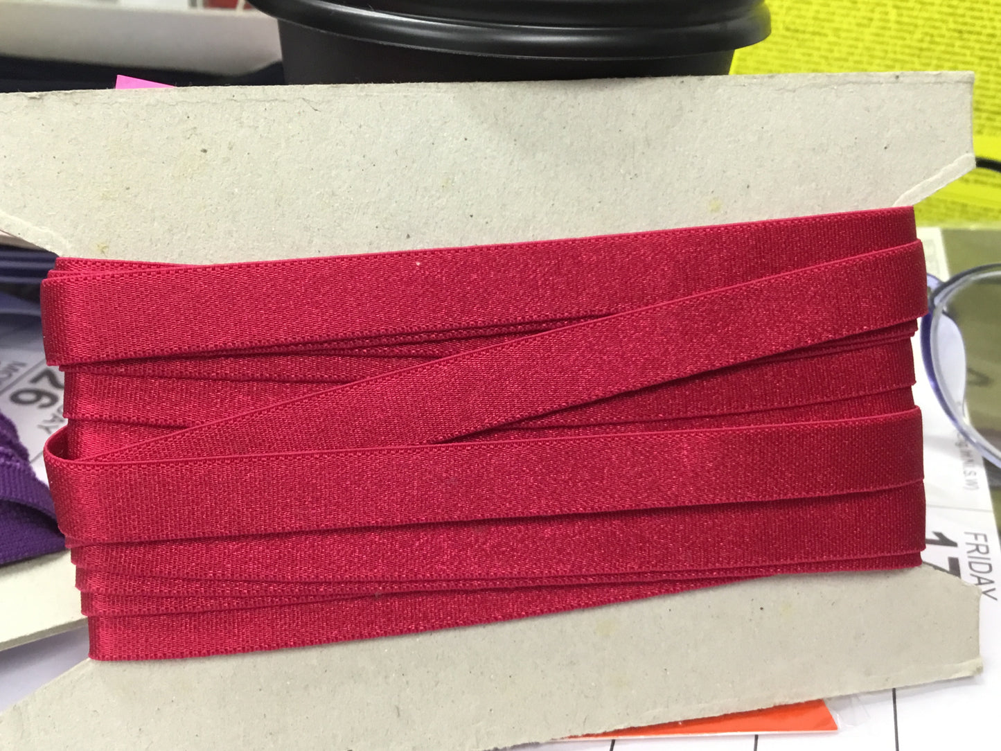 Elastic red for strapping 10mm